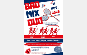 Bad Mix Duo - Tournoi Interne