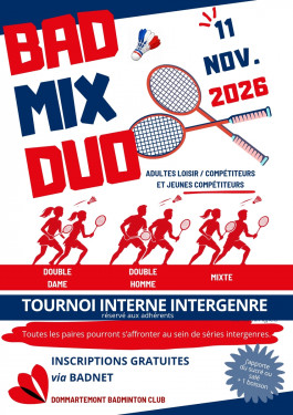 Bad Mix Duo - Tournoi Interne